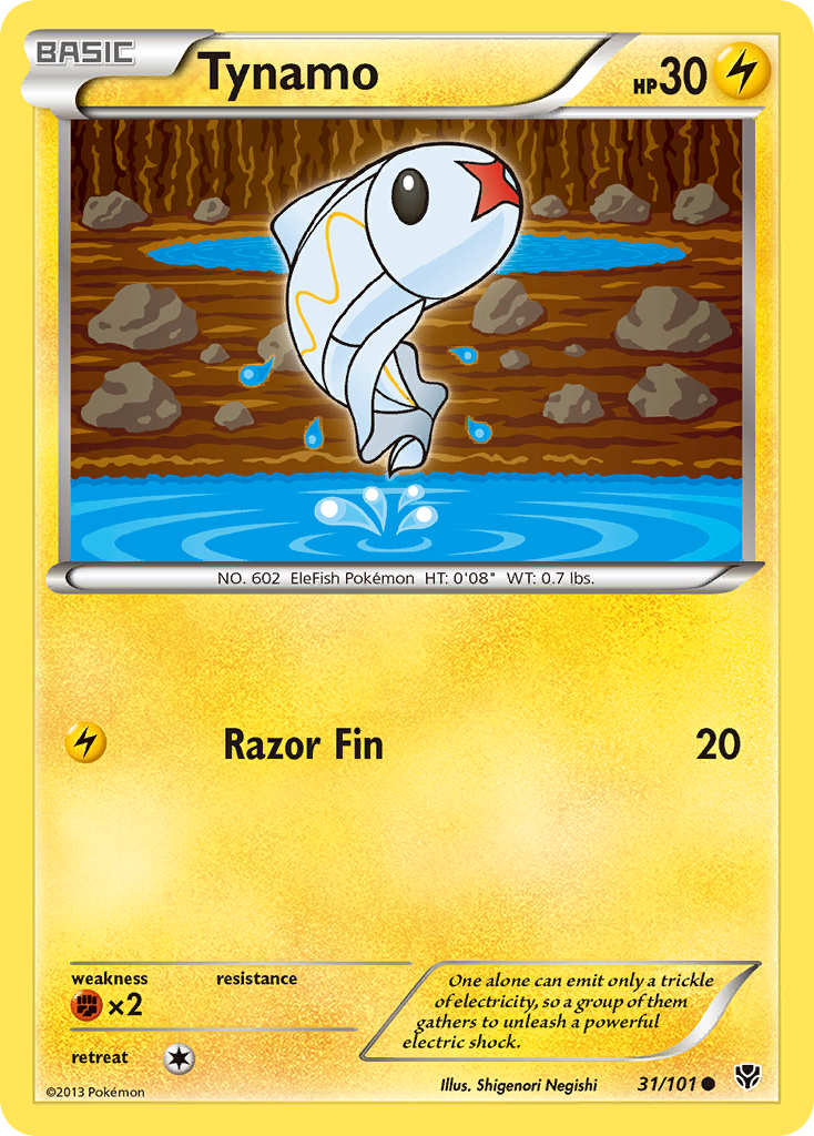 Tynamo (31/101) - Plasma Blast Pokémon Card