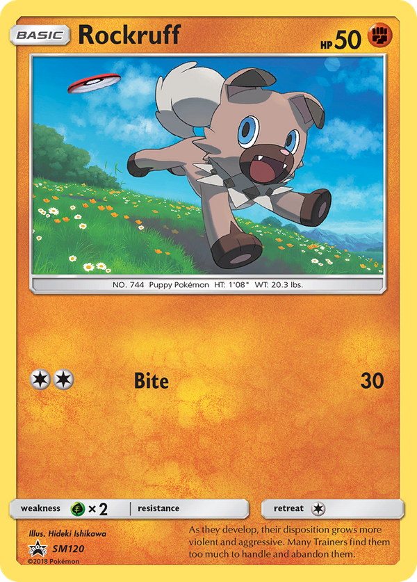 Rockruff (SM120) - SM Black Star Promos