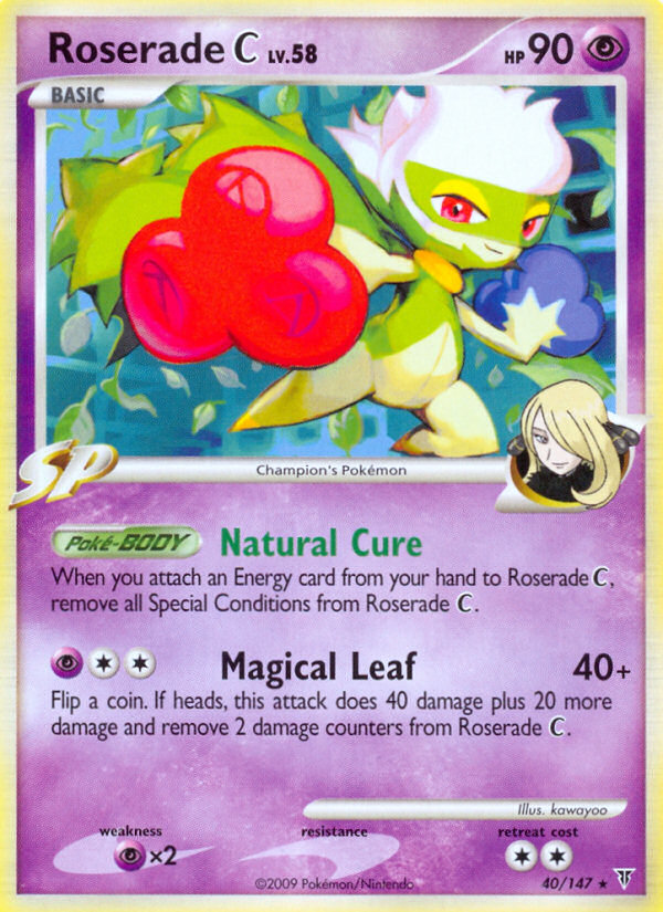 Roserade C (40/147) - Supreme Victors Pokémon Card