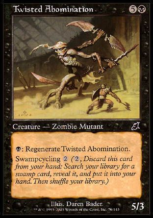 Twisted Abomination (Scourge) Trading Card