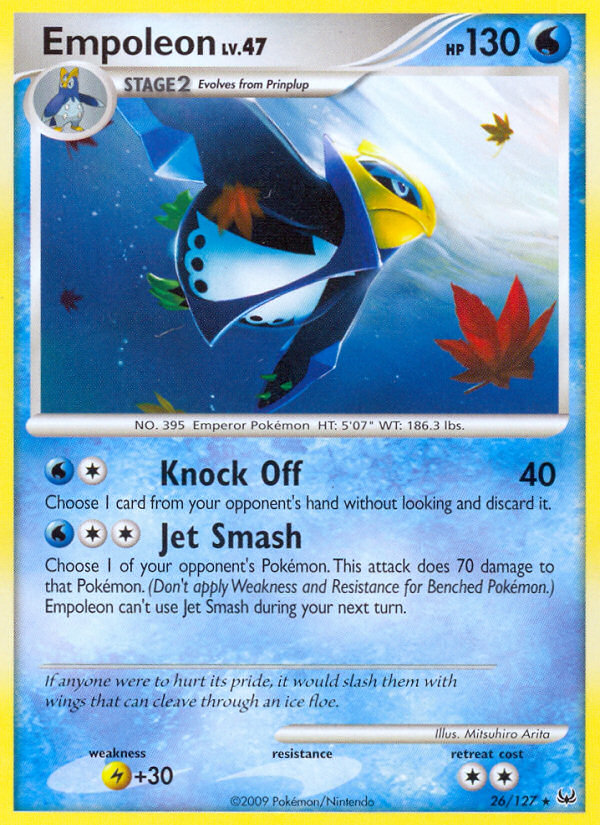 Empoleon (26/127) - Platinum Pokémon Card