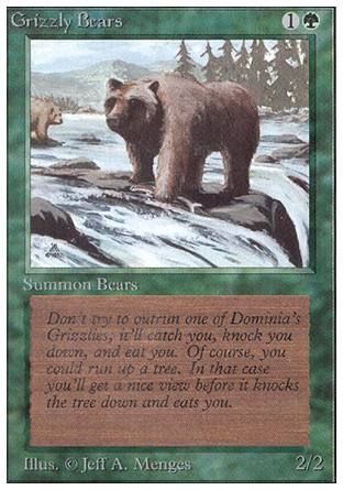 Grizzly Bears (Unlimited) Trading Card