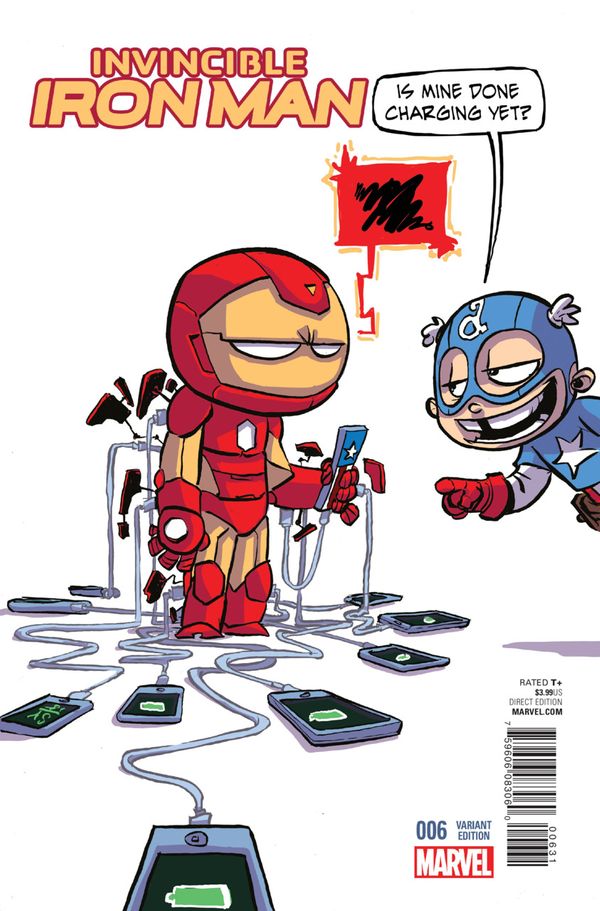Invincible Iron Man #6 (Young Variant)