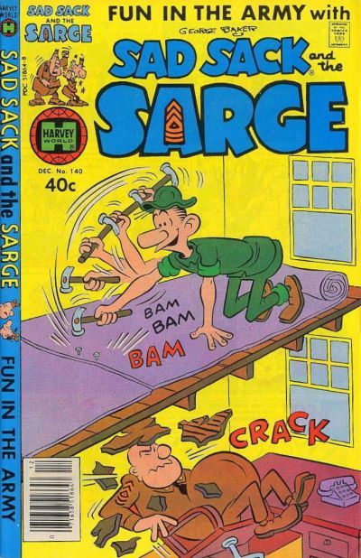 Sad Sack And The Sarge #140 Comic