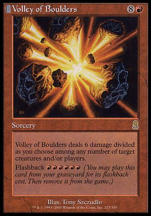 Volley of Boulders (Odyssey) Trading Card