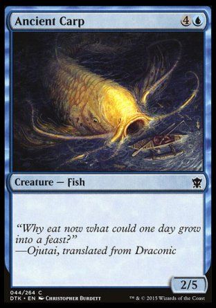 Ancient Carp (Dragons of Tarkir) Trading Card