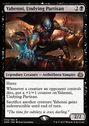 Yahenni, Undying Partisan (Aether Revolt) Trading Card