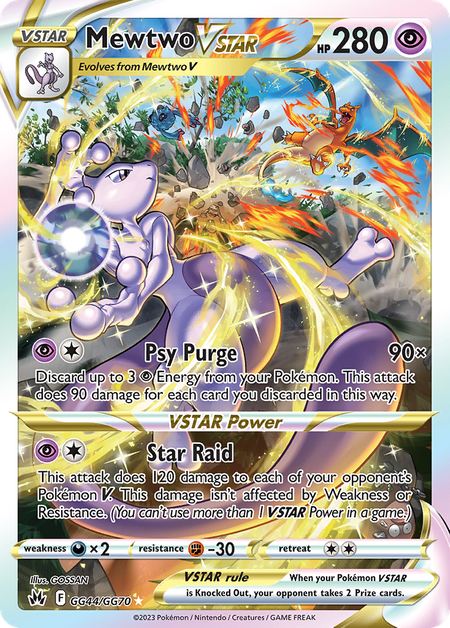 Mewtwo VSTAR (GG44) - Crown Zenith Galarian Gallery