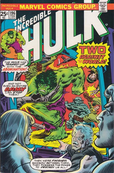 Incredible Hulk #196 Comic