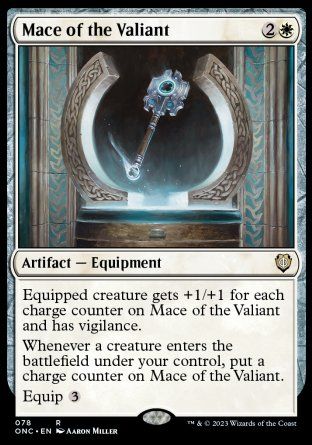 Mace of the Valiant (Phyrexia: All Will Be One Commander Decks) Trading Card