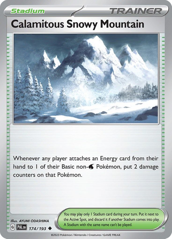 Calamitous Snowy Mountain (174/193) - Paldea Evolved