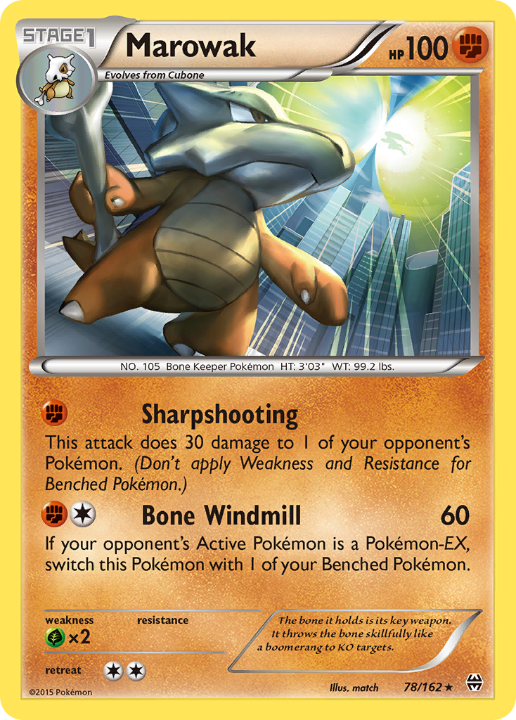 Marowak (78/162) - BREAKthrough Pokémon Card