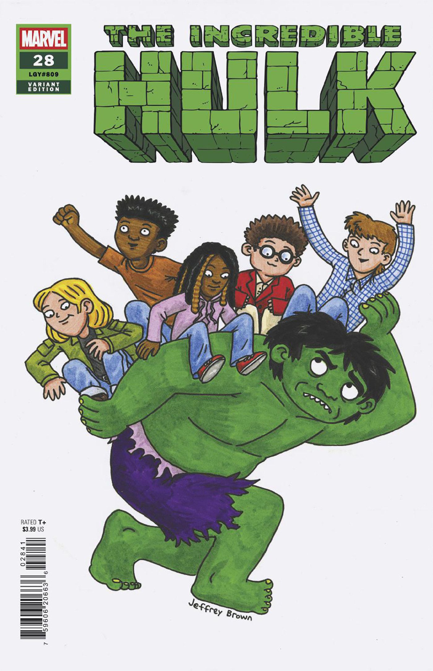 Incredible Hulk #28 (Jeffrey Brown Variant) Comic