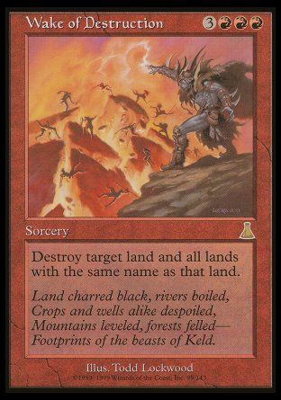 Wake of Destruction (Urza's Destiny) Trading Card