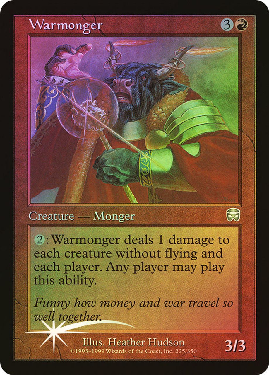 Warmonger (Mercadian Masques - Foil) Trading Card