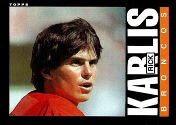 Rich Karlis 1985 Topps #244 Sports Card