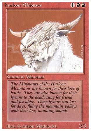 Hurloon Minotaur (Revised Edition) Trading Card