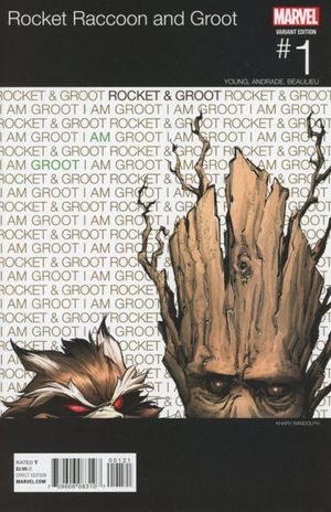 Rocket Raccoon and Groot #1 (Randolph Hip Hop Variant)