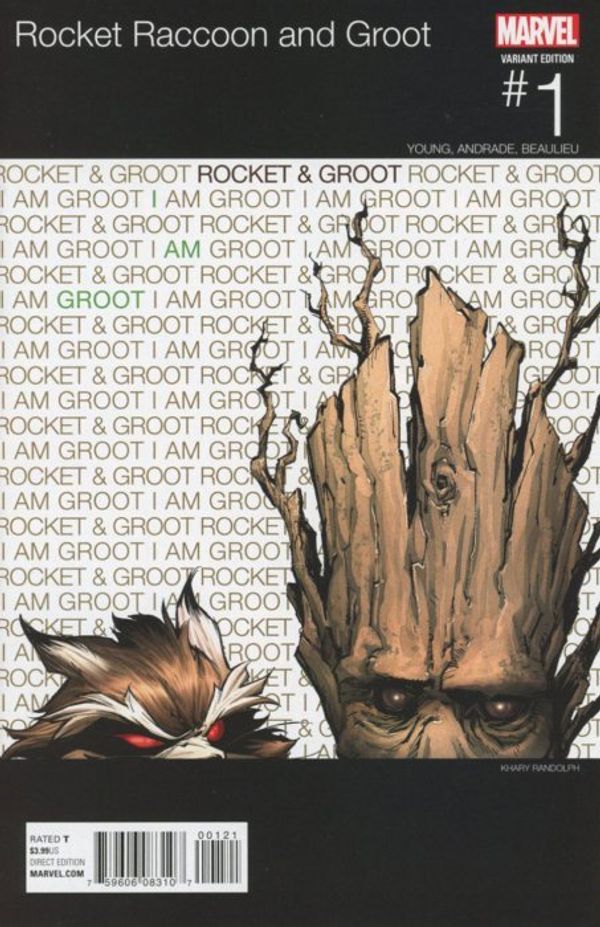 Rocket Raccoon and Groot #1 (Randolph Hip Hop Variant)