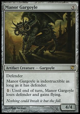 Manor Gargoyle (Innistrad) Trading Card