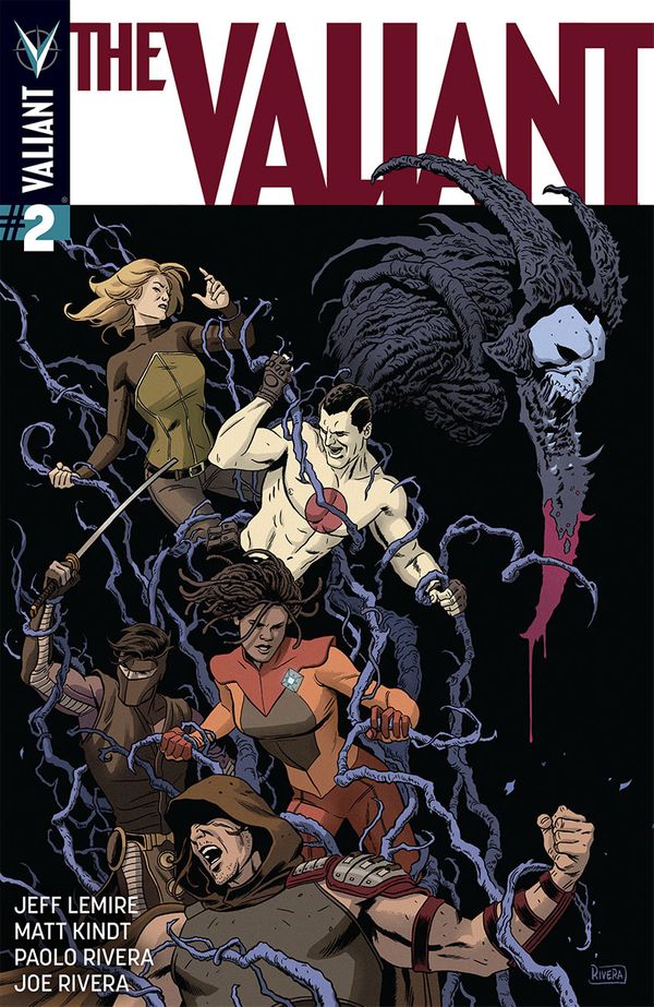 The Valiant #2 (Paolo Rivera 2nd Printing Variant Cover)