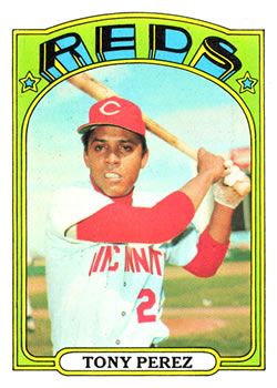 Tony Perez 1986 Baseball Card TOPPS #85