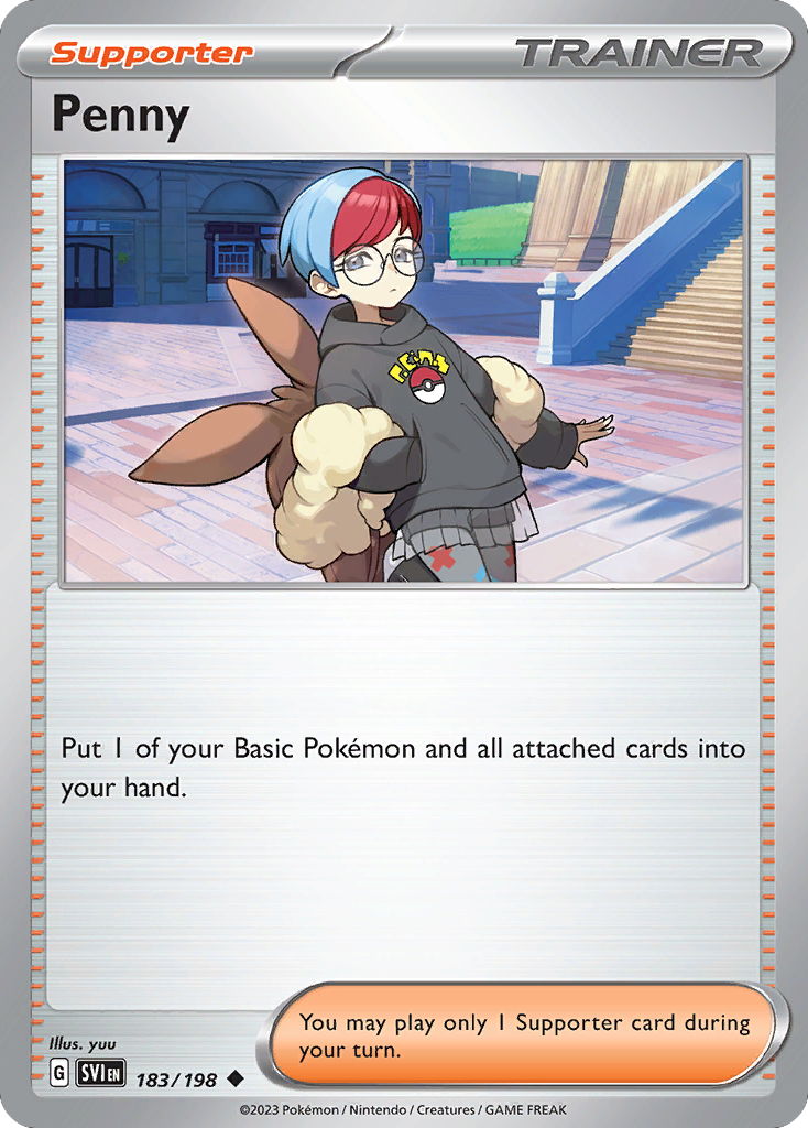 Penny (183/198) - Scarlet & Violet Pokémon Card