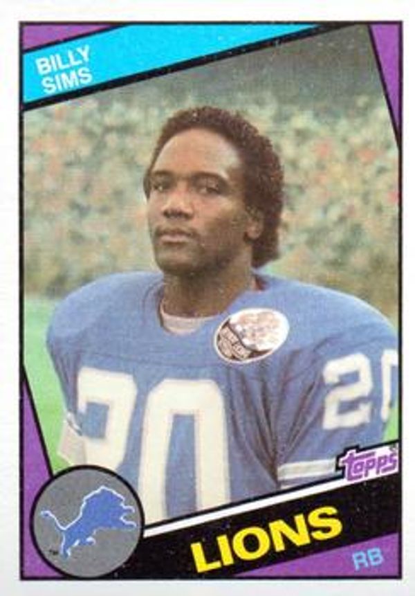 Billy Sims 1984 Topps #260