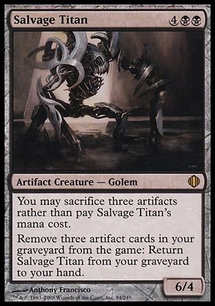 Salvage Titan (Shards of Alara) Trading Card