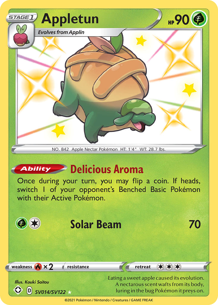 Appletun (SV014) - Shining Fates Shiny Vault Pokémon Card