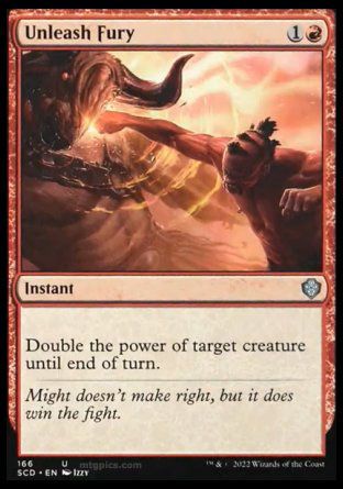 Unleash Fury (Starter Commander Decks) Trading Card