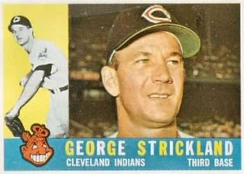George Strickland 1960 Topps #63 Sports Card