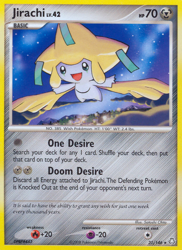 Jirachi (31/146) - Legends Awakened Pokémon Card