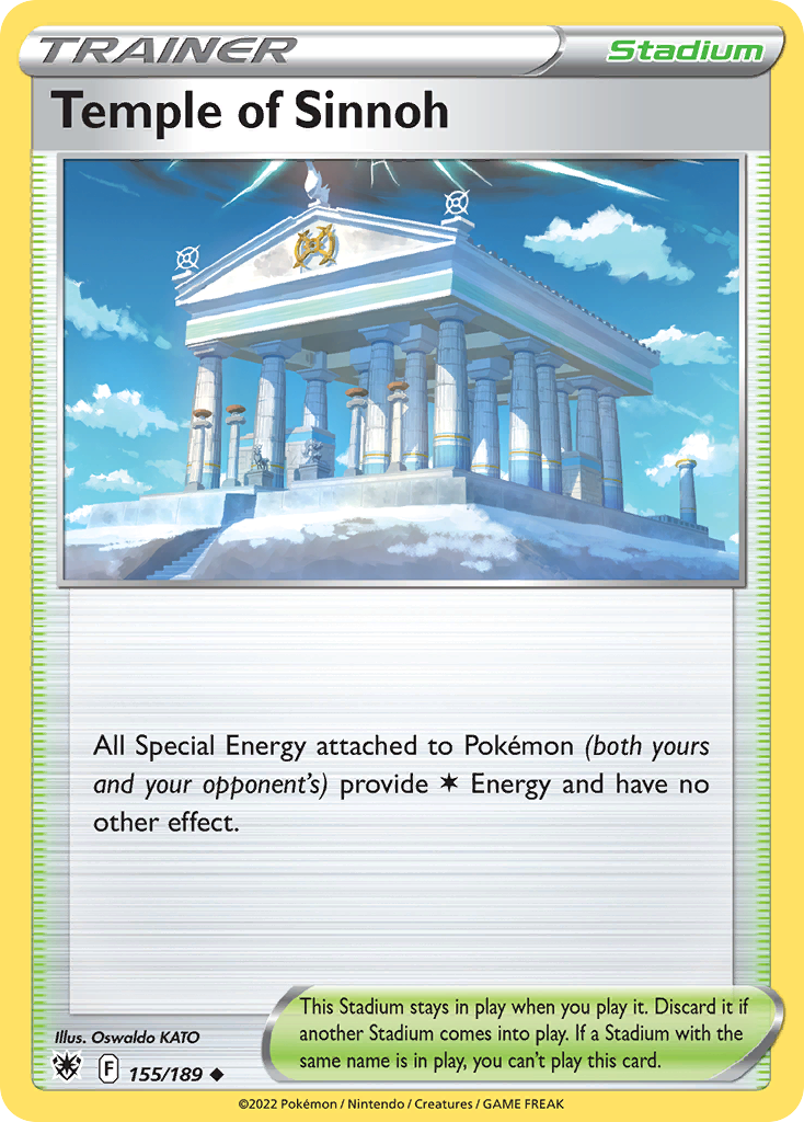 Temple of Sinnoh (Trainer: Stadium) (155/189) - Astral Radiance Pokémon Card