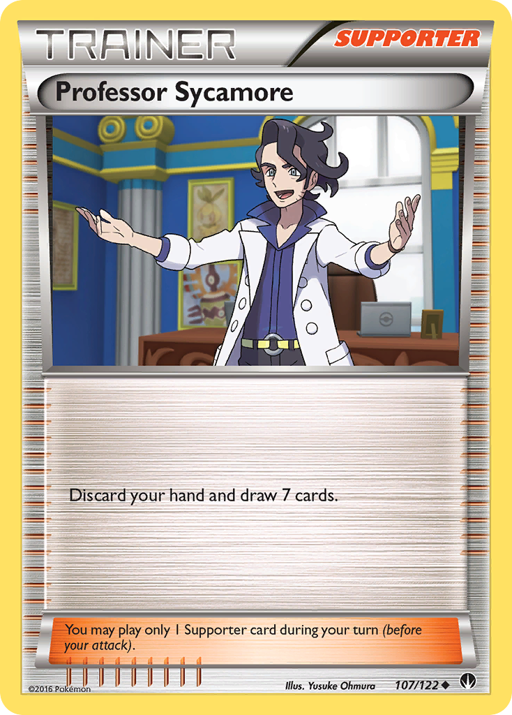 Professor Sycamore (Trainer: Supporter) (107/122) - BREAKpoint Pokémon Card