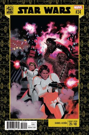 Star Wars #34 (Acuna Star Wars 40th Anniv Variant)