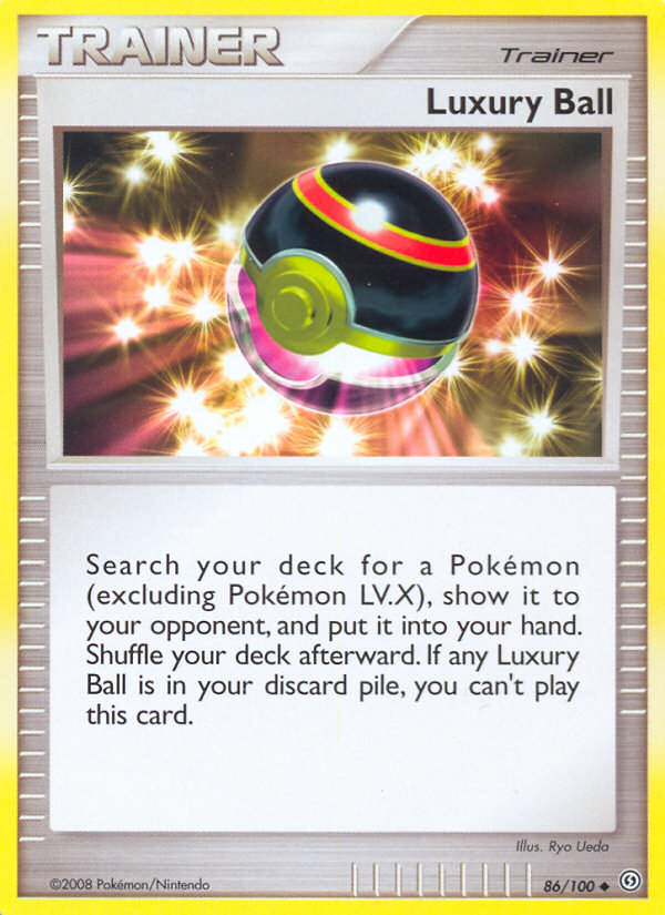 Luxury Ball (Trainer: Item) (86/100) - Stormfront Pokémon Card