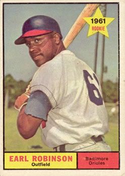 Earl Robinson 1961 Topps #343 Sports Card