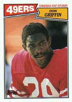 Don Griffin 1987 Topps #122 Sports Card