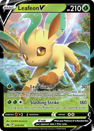 Leafeon V (13/159) - Crown Zenith