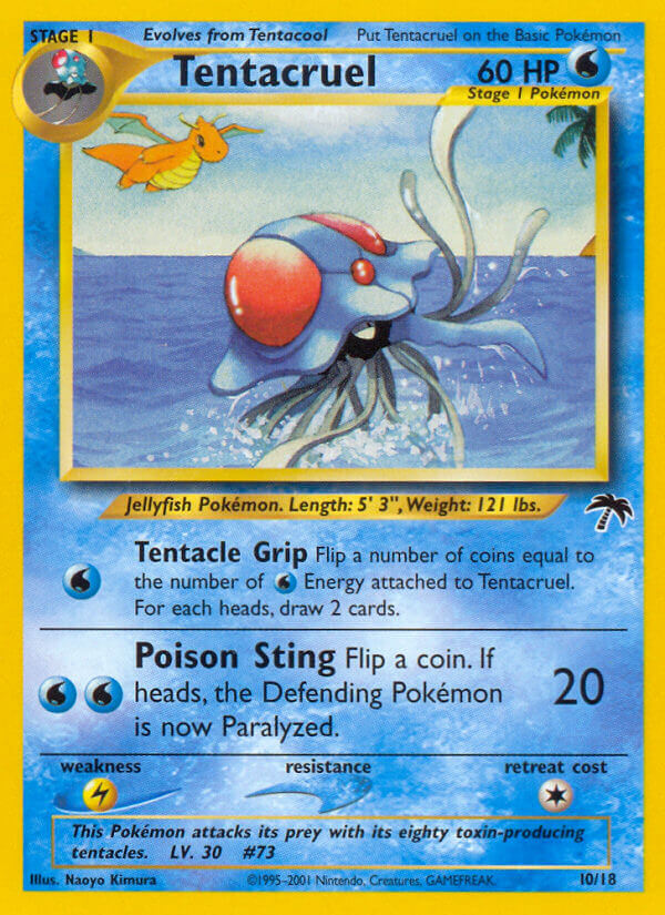 Tentacruel (10/18) - Southern Islands Pokémon Card