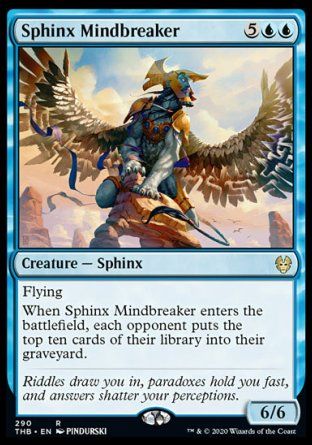 Sphinx Mindbreaker (Theros Beyond Death) Trading Card