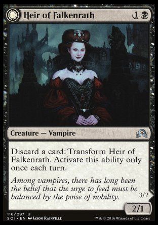 Heir of Falkenrath (Shadows over Innistrad) Trading Card