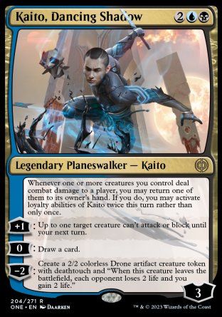 Kaito, Dancing Shadow (Phyrexia: All Will Be One) Trading Card