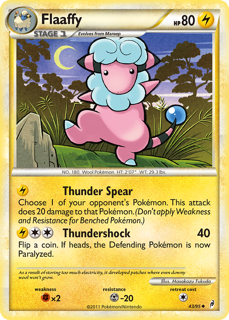 Flaaffy (43/95) - Call of Legends Pokémon Card