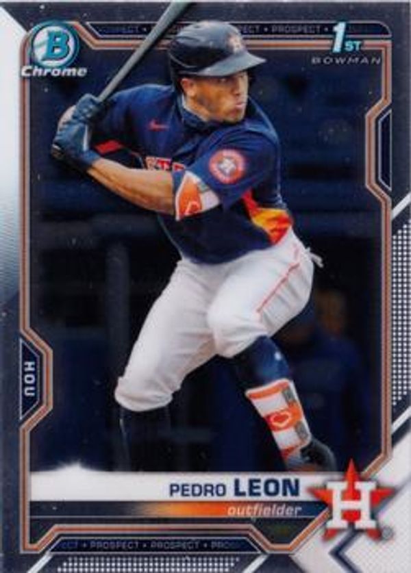 Pedro Leon 2021 Bowman Chrome - Prospects Baseball #BCP-189