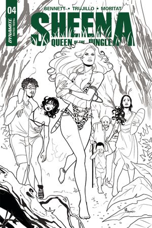 Sheena Queen of the Jungle #4 (Cover G 25 Copy Sanapo Virgin Cover)