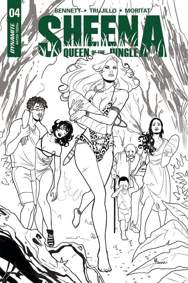 Sheena Queen of the Jungle #4 (Cover G 25 Copy Sanapo Virgin Cover)