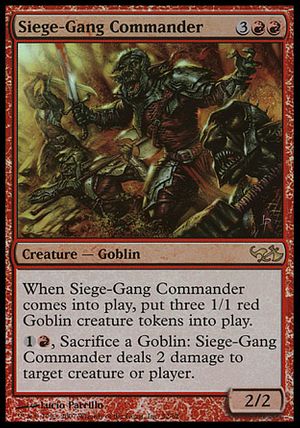 Siege-Gang Commander (Elves vs. Goblins)