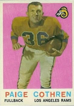 Paige Cothren 1959 Topps #28 Sports Card